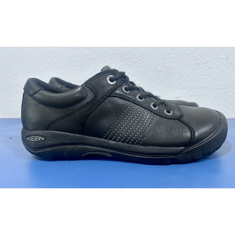 Keen Finley Mens Black Lace Up Shoes Outdoors Sz 10 M